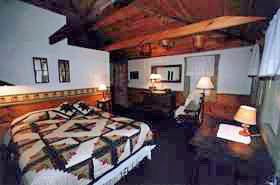 Carriage House-C-3, Queen Bed and Private Bath, second floor looks towards Captains House, one of four rooms
