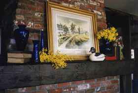 Duck Creeke Tavern has a cozy fireplace and great atmosphere. The oldest existing tavern in Wellfleet, Cape Cod